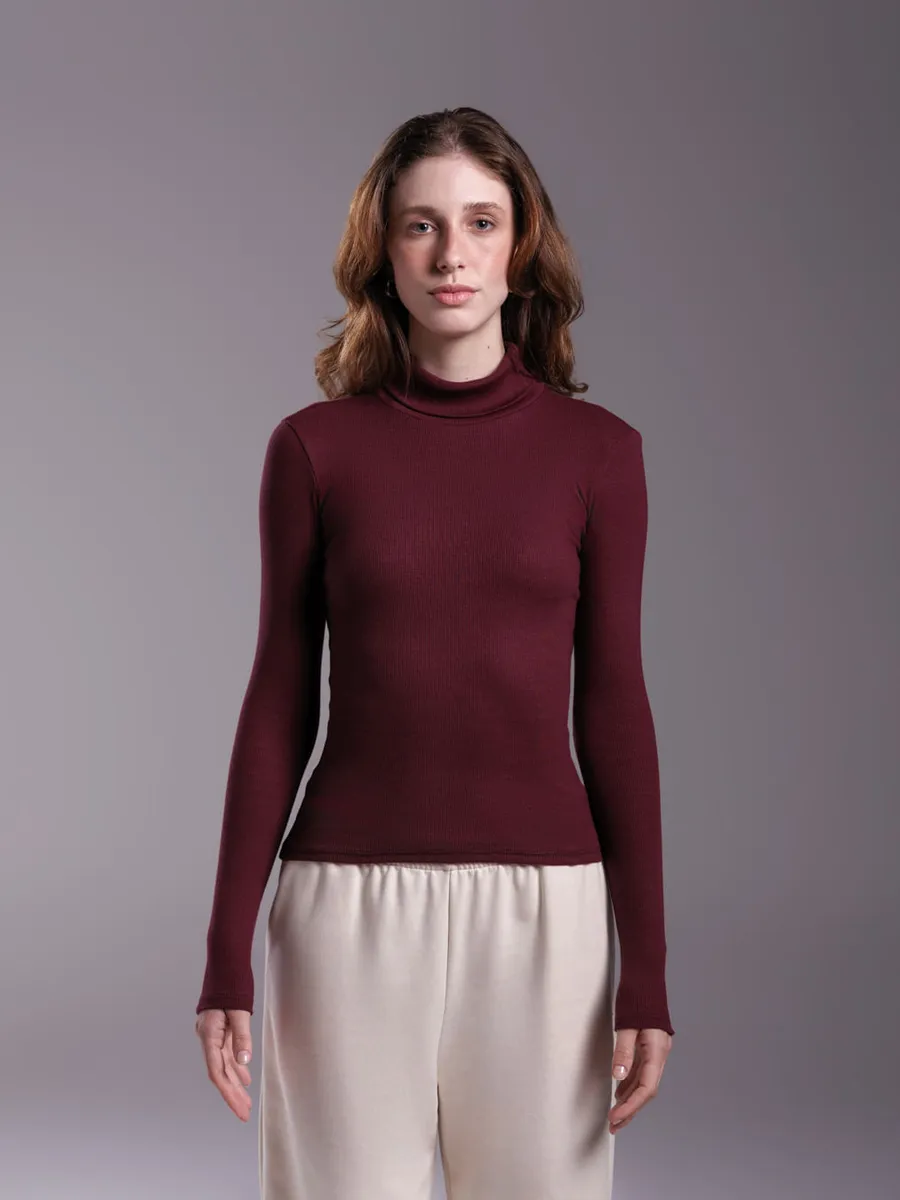 Basicamente, Blusa Ribana Anti Odor Gola Rolê - BASICAMENTE