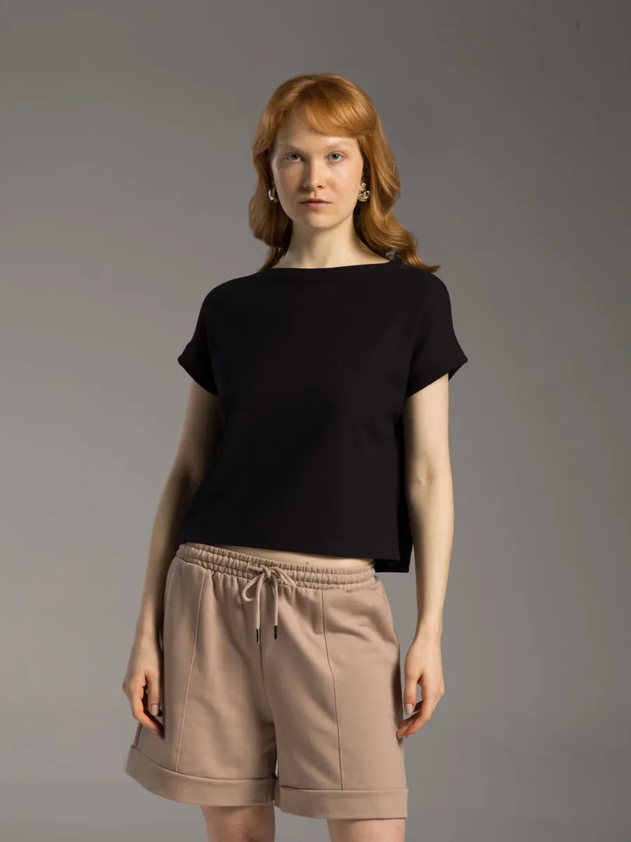 Basicamente, Tech T-Shirt Waffle Anti Odor Abertura Costas Feminina - BASICAMENTE