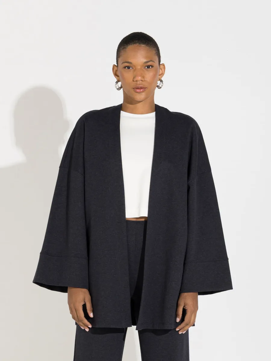 Basico.Com, Kimono Dense Algodão Feminino