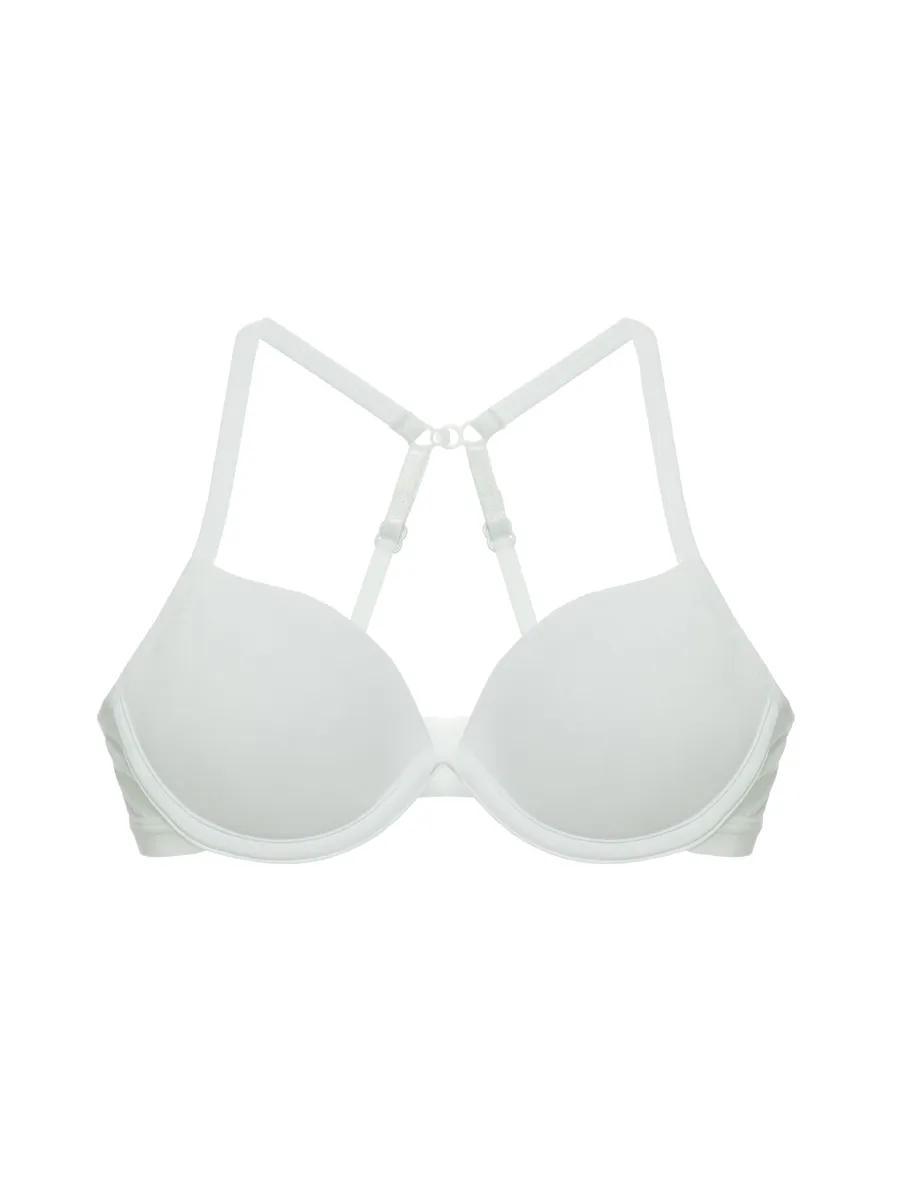 Loungerie, Sutiã Juvenil Demi Bojo Microfibra Branco