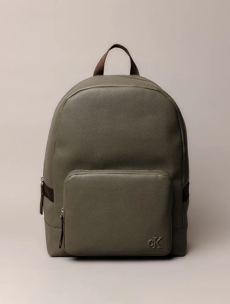 Calvin Klein Jeans, Mochila Masculina Cargo Calvin Klein Jeans - Capuccino