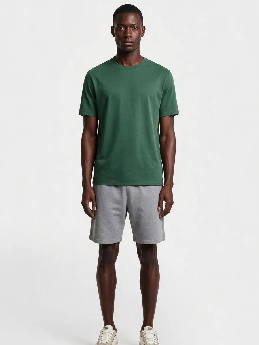 Hering Adulto, Bermuda Masculina Cós De Elástico - Cinza
