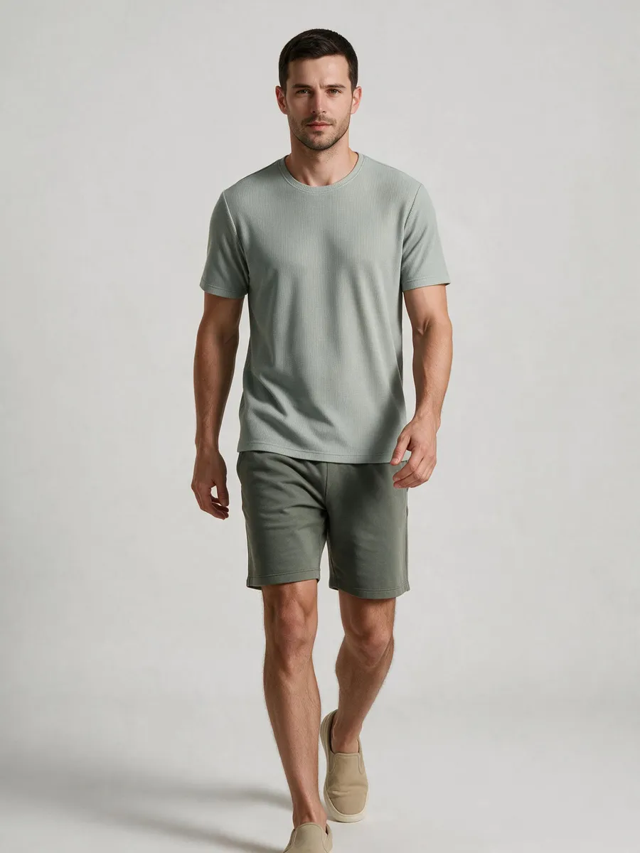 Hering Adulto, Bermuda Masculina Cós De Elástico - Verde