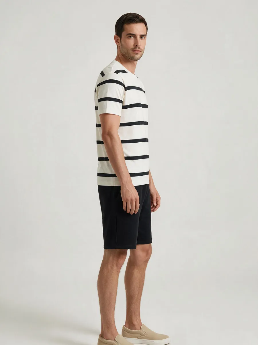 Hering Adulto, Bermuda Masculina Cós De Elástico - Preto