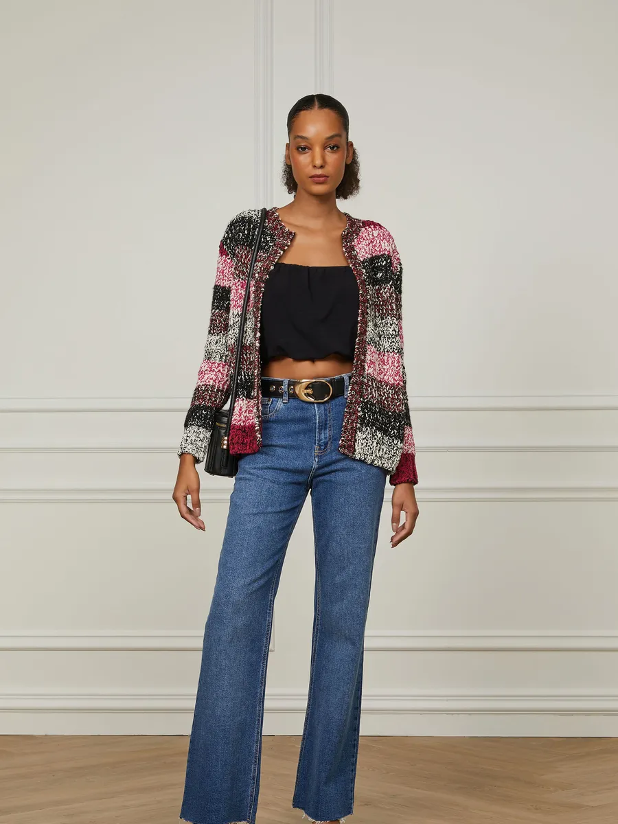 Animale, Blusa Top Texturizada Preta