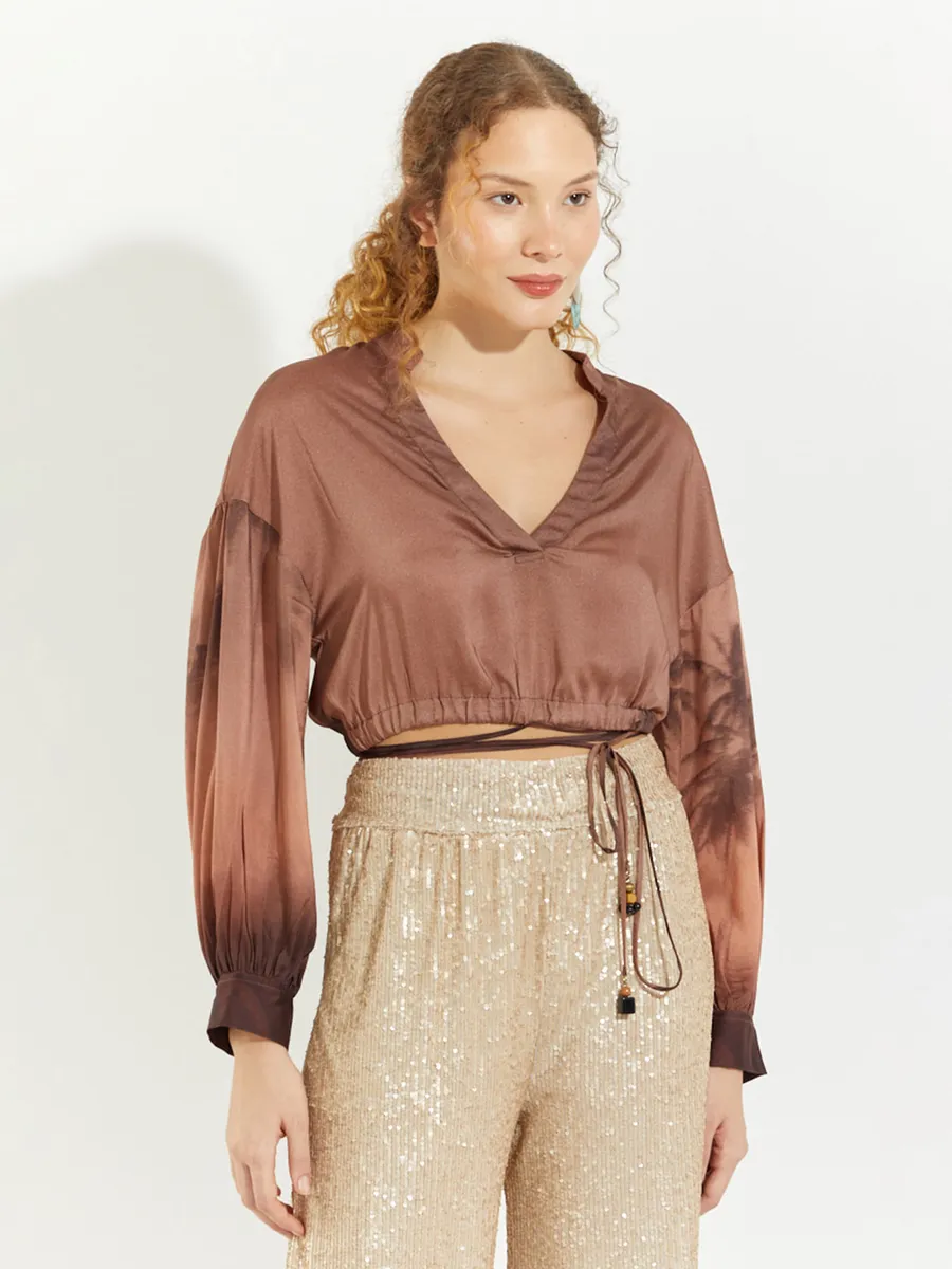 Blusa de grife em promoção