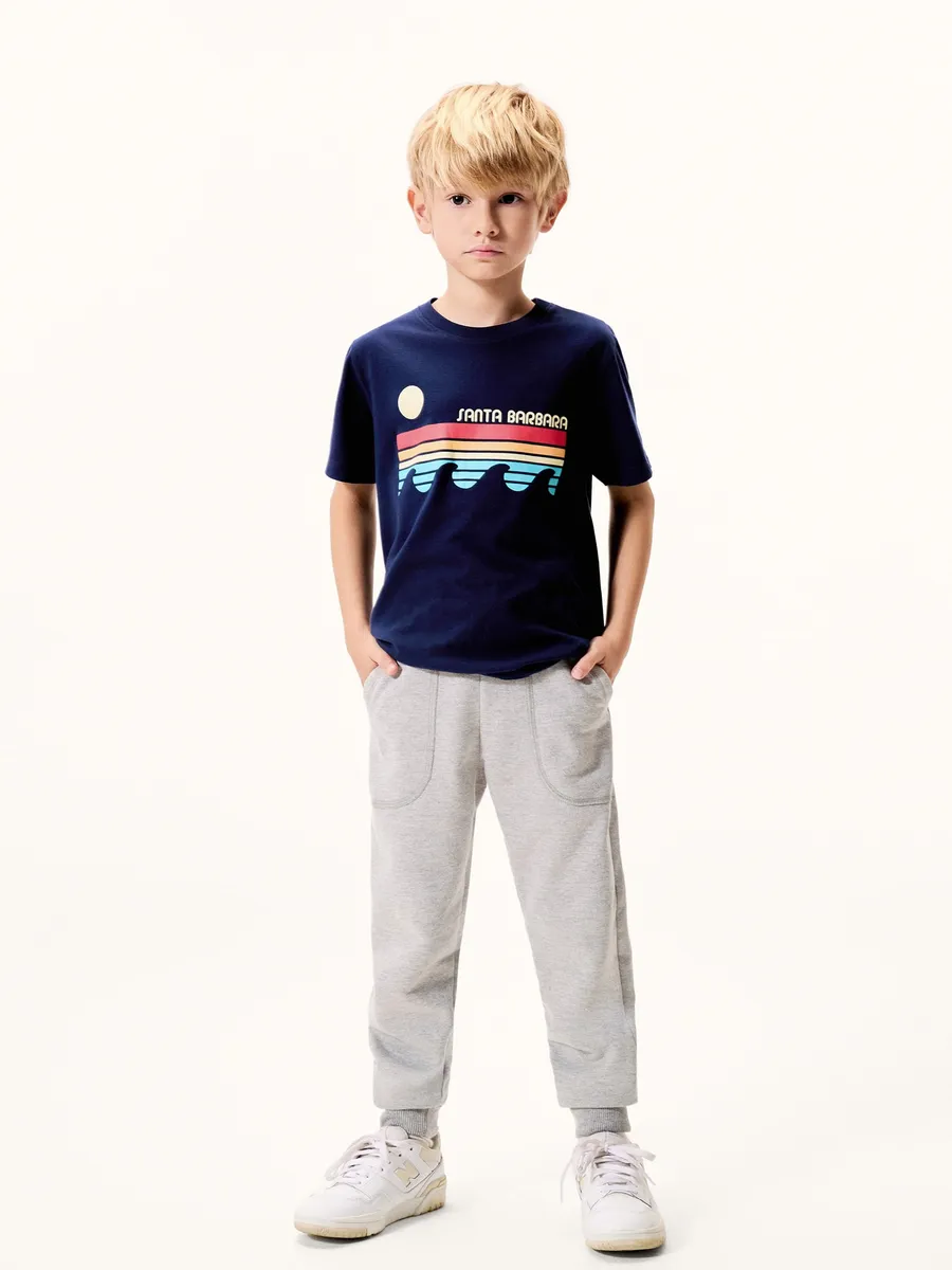 Hering Kids, Calça Básica Infantil Menino Em Moletom Peluciado Com Bolso - Cinza