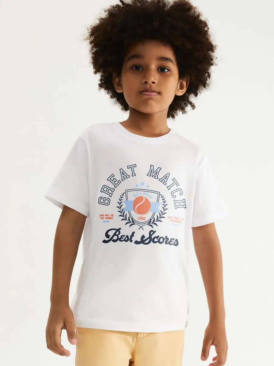 Hering Kids, Camiseta Infantil Menino Manga Curta Com Estampa - Branco