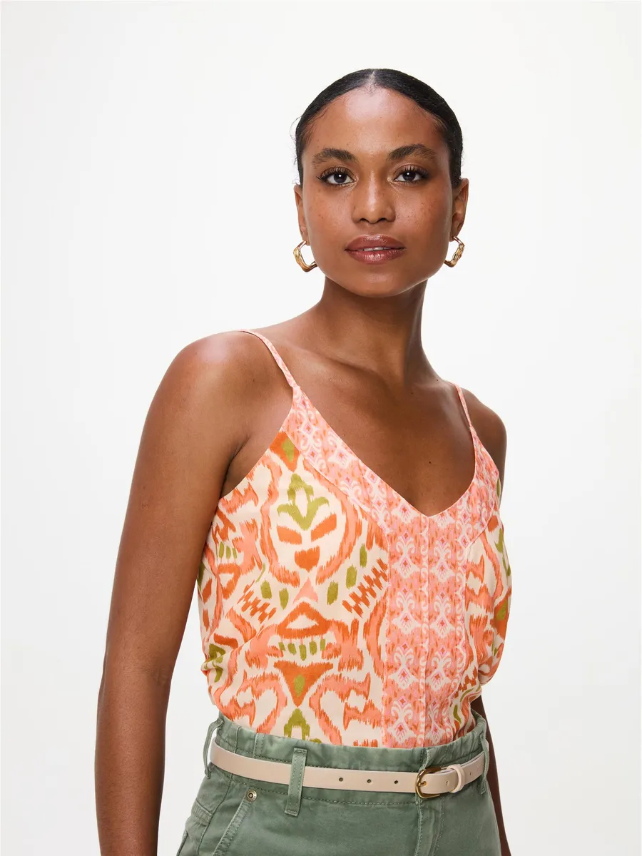 Damyller, Blusa Feminina Estampada Alças Finas
