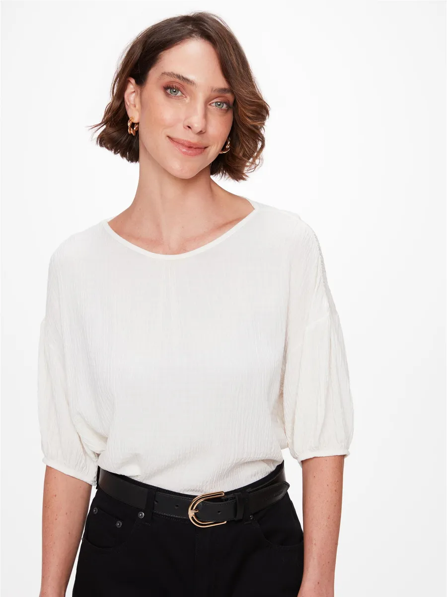 Damyller, Blusa Feminina Texturizada Lastex