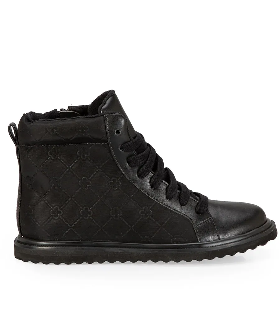 Capodarte, Bota Infantil Preta Nylon