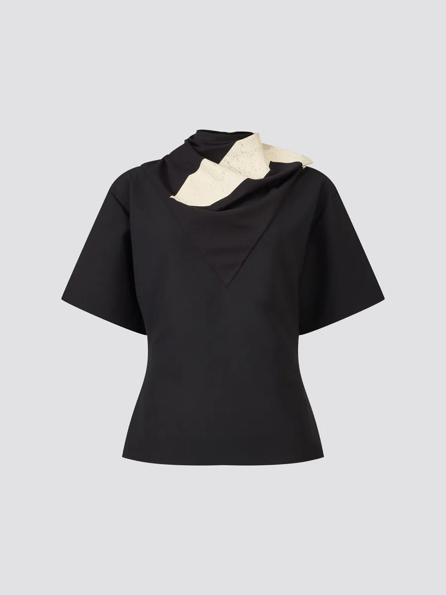 Courrèges, Camiseta Scarf Polywool Courrèges