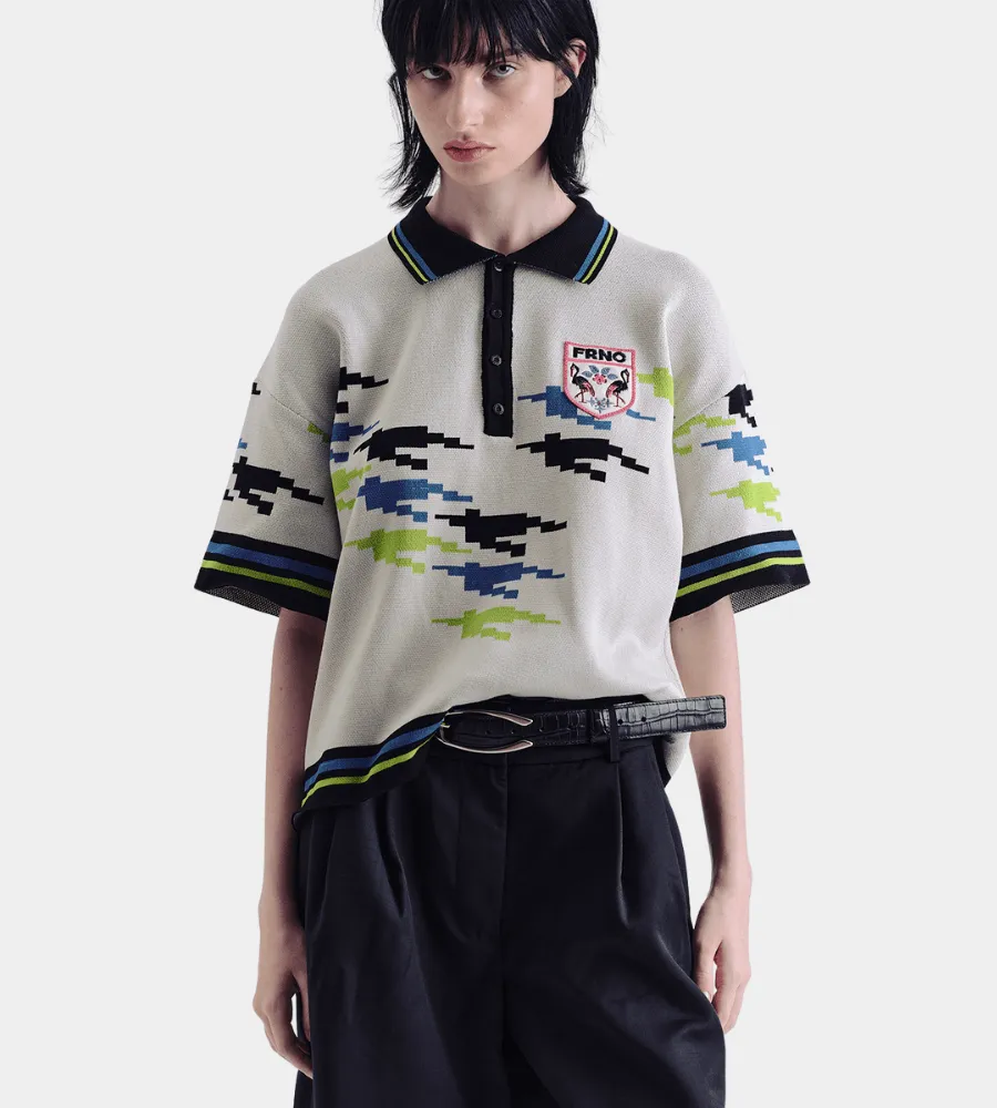 Francesca, Polo Jacquard Audacious Francesca