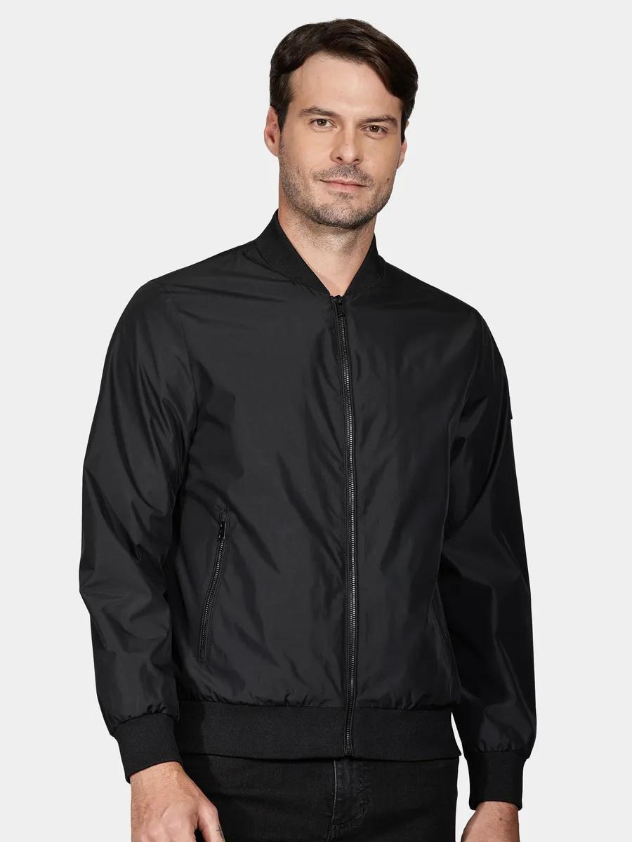 Aramis, Jaqueta Bomber Nylon Preto