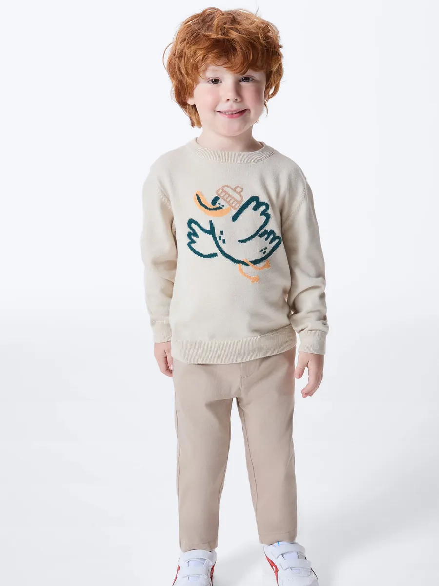 Hering Kids, Calça Infantil Menino Toddler Chino - Bege