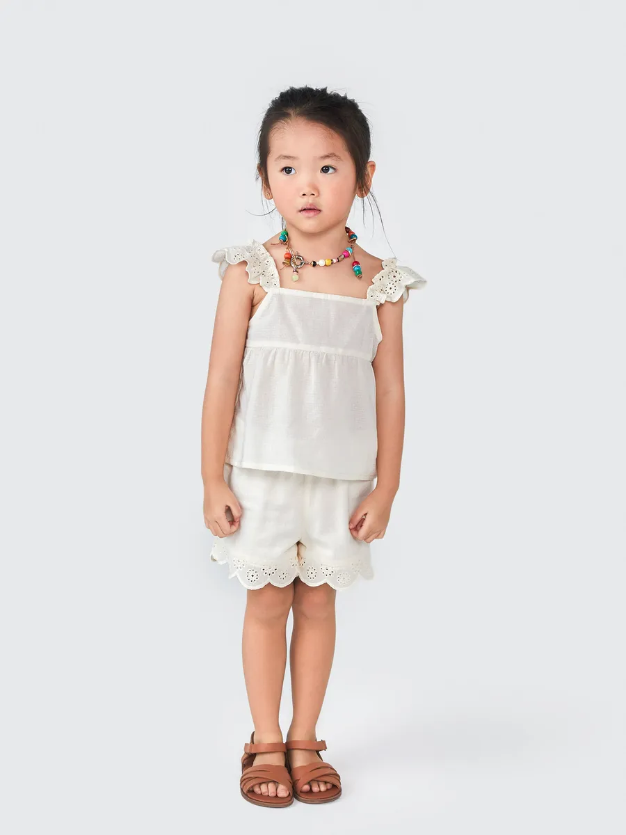 Hering Kids, Regata Infantil Menina Toddler - Amarelo