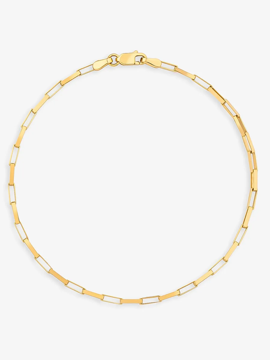 Monte Carlo, Pulseira Malha Veneziana em Ouro Amarelo 18k - 21cm