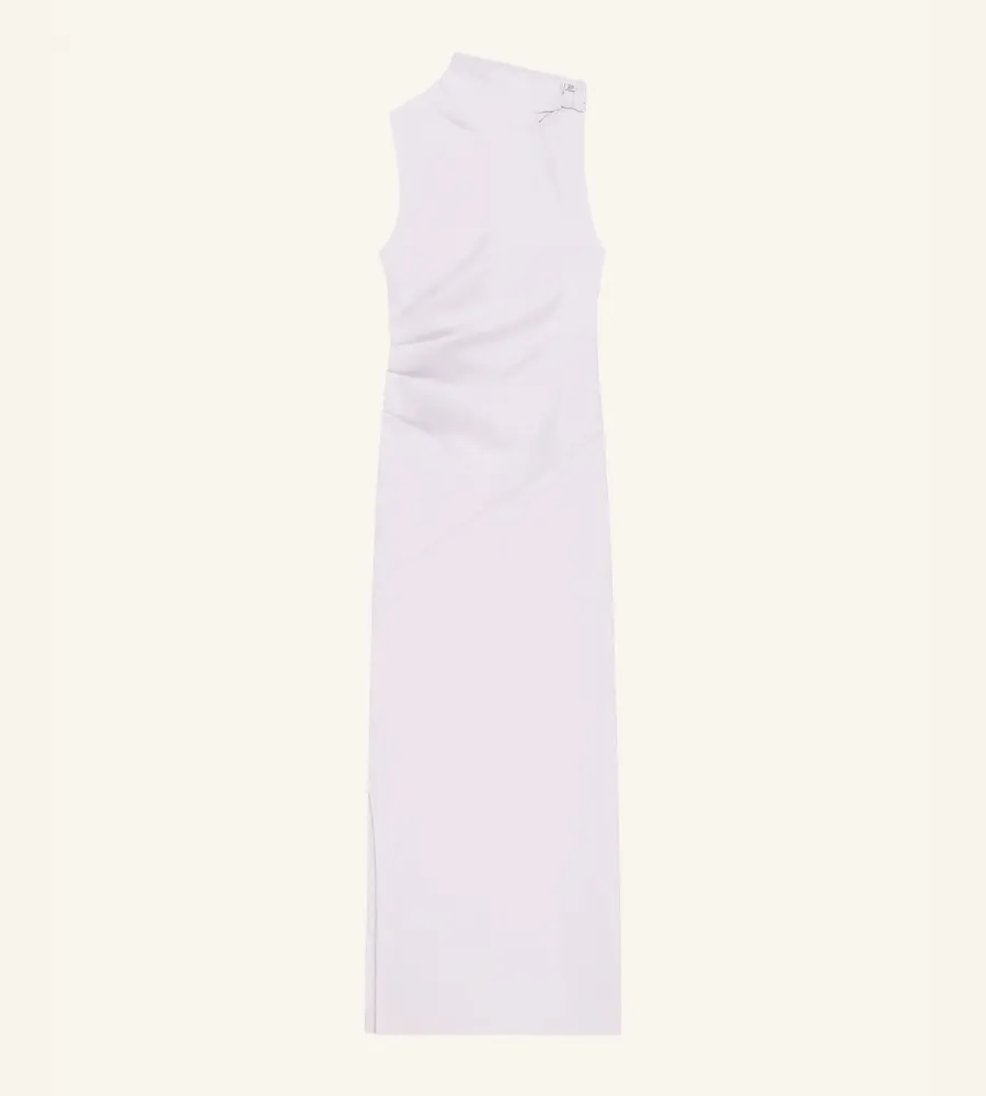 Courrèges, Vestido Drapeado Sleeveless Courrèges