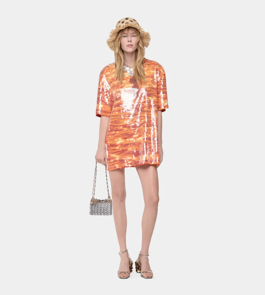 Rabanne, Vestido T-Shirt Rabanne