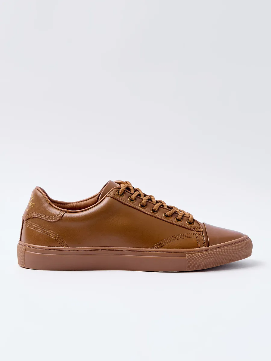 Mr. Cat, TENIS OFFICE LEGENDS COURO FLOATER TAN