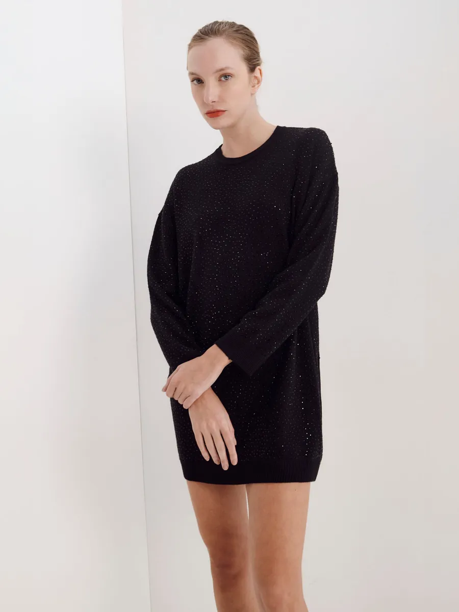 Carol Bassi, Vestido Tricot Lexi Black