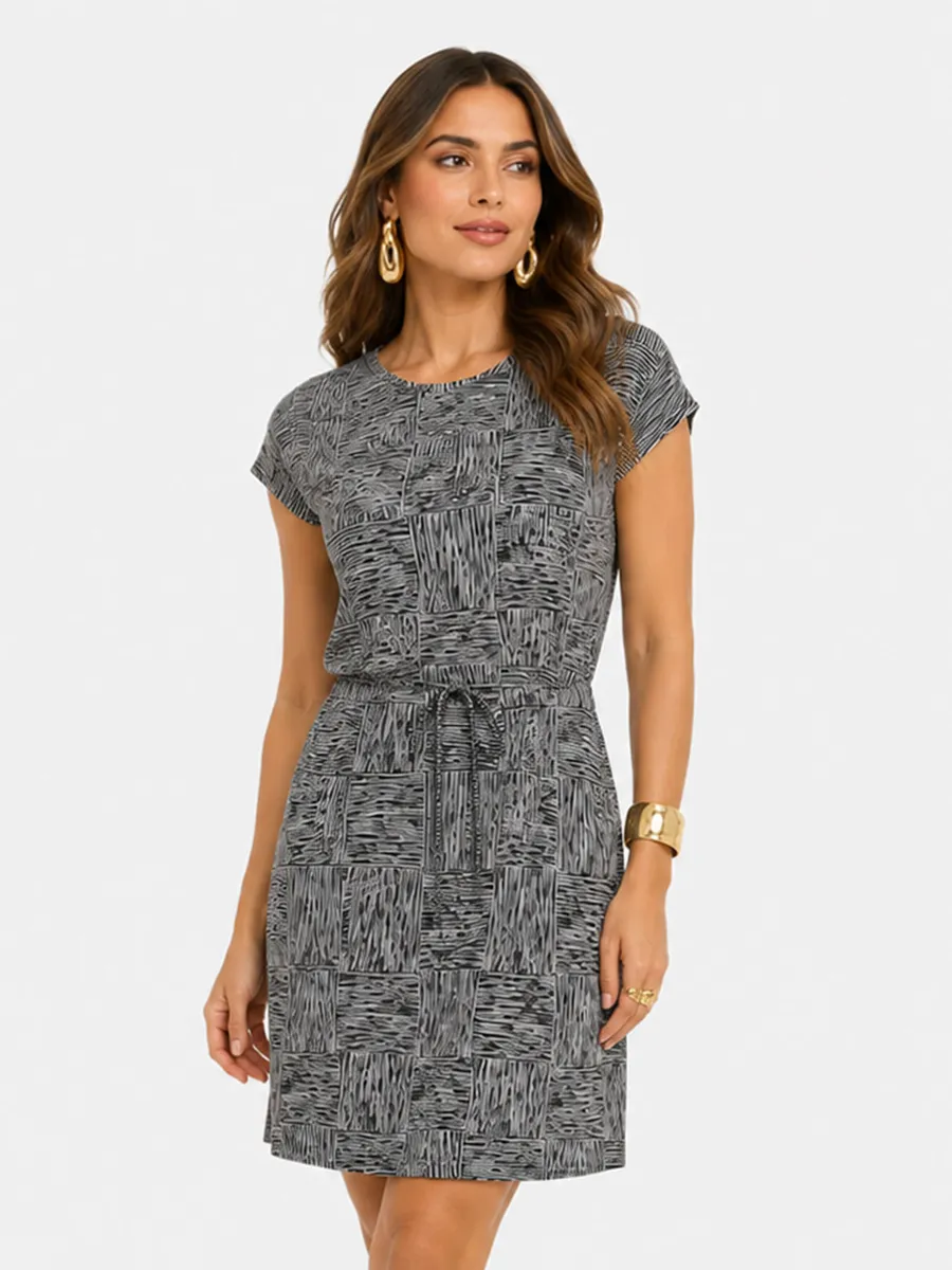 Rovitex, Vestido Curto Em Visco Premiere Infinita Cor Bege