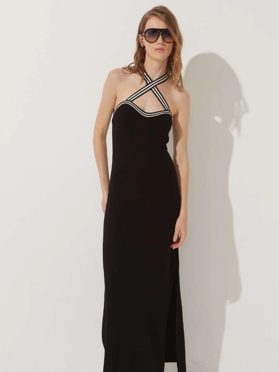 Le Blog, VESTIDO CIBELE PRETO E OFF WHITE